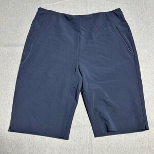 Tail Golf Shorts Womens 12 Navy Blue Pull On Stretch Tech Bermuda NWOT Summer